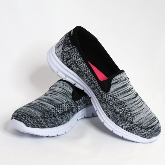 U.S. POLO ASSN WOMENS BLACK COMFORT SLIP ON SNEAKER ATHLETIC SHOE - Picture 1 of 9